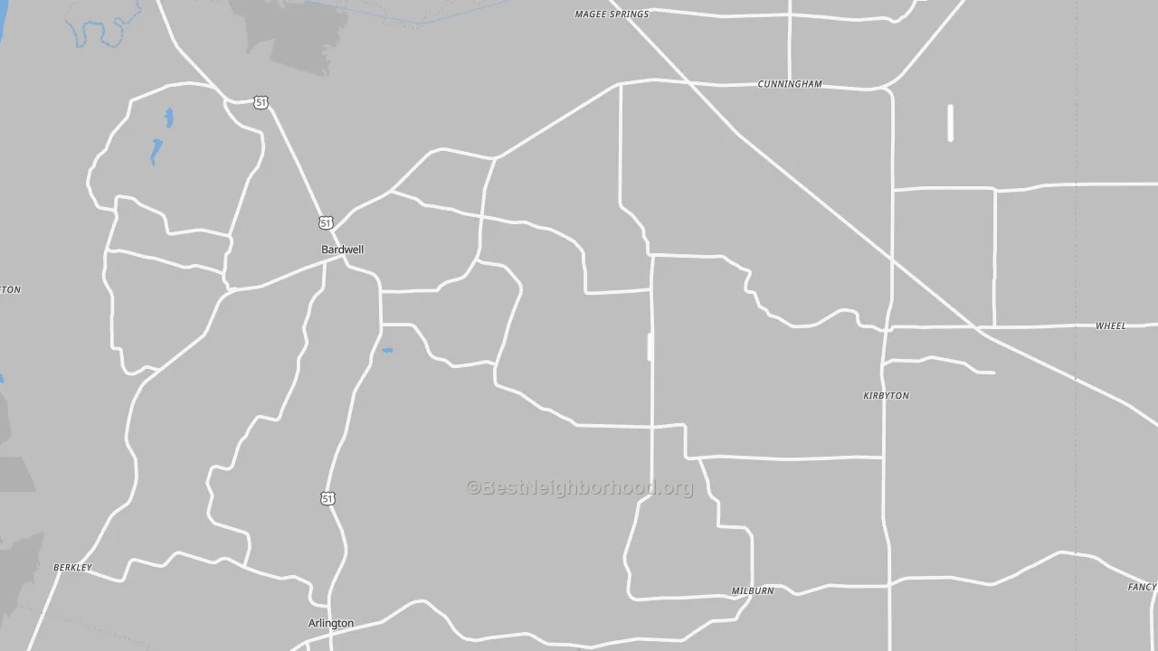 Transit Grade map of Carlisle County, KY