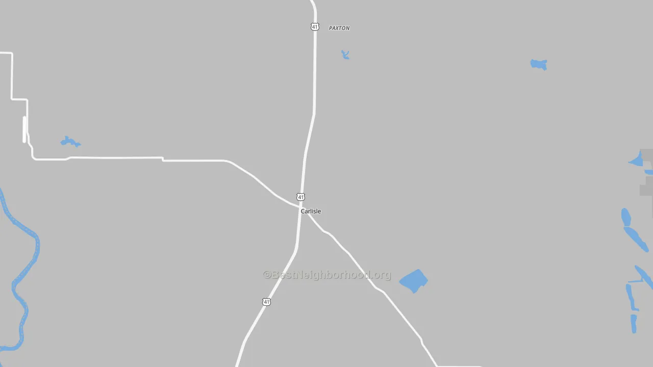Transit Grade map of Carlisle, IN