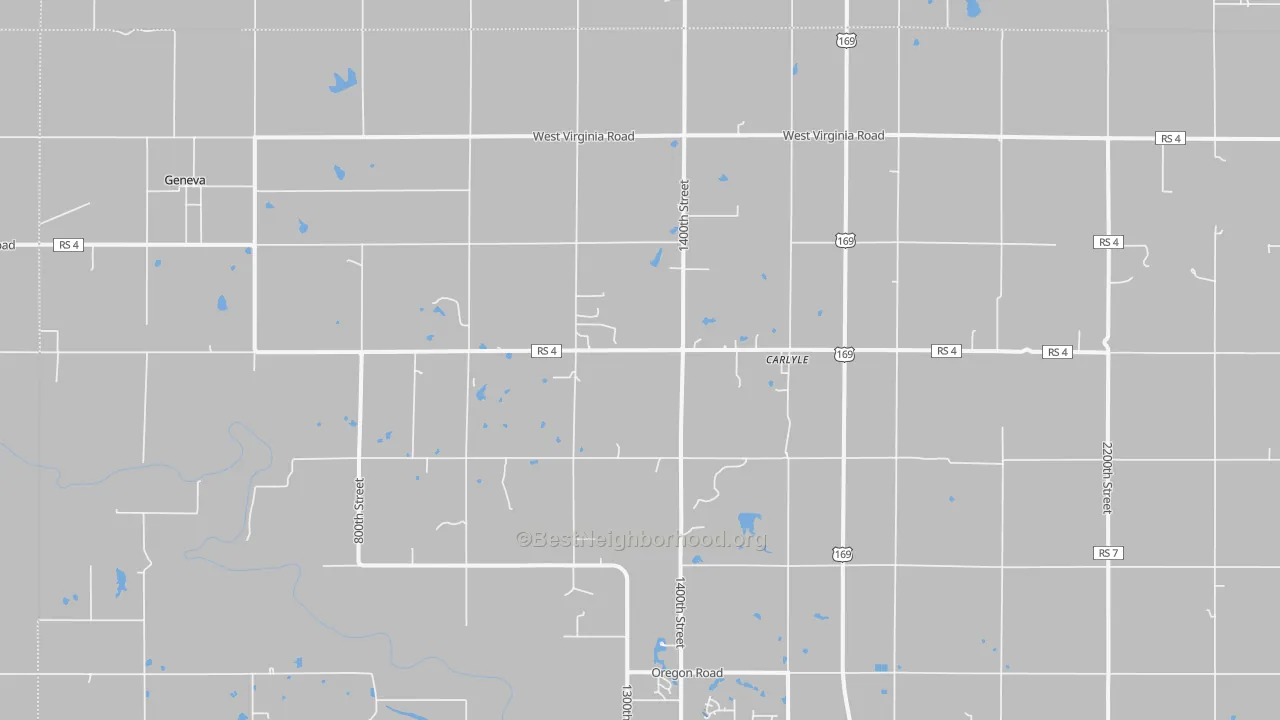 Transit Grade map of Carlyle, KS