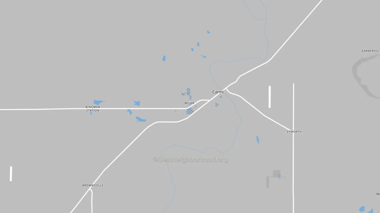 Transit Grade map of Carmi, IL