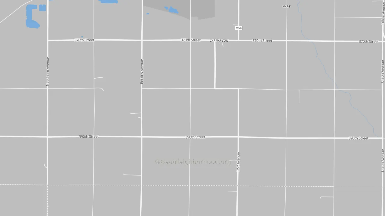 Transit Grade map of Carnarvon, IA