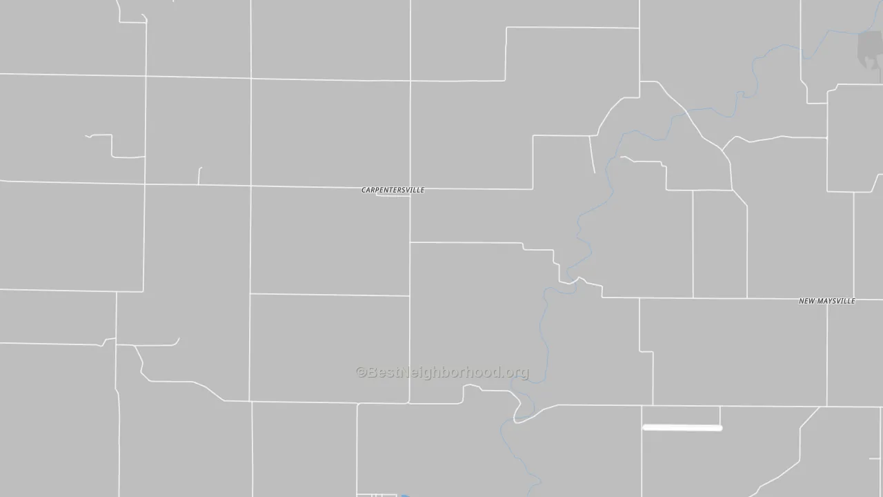 Transit Grade map of Carpentersville, IN