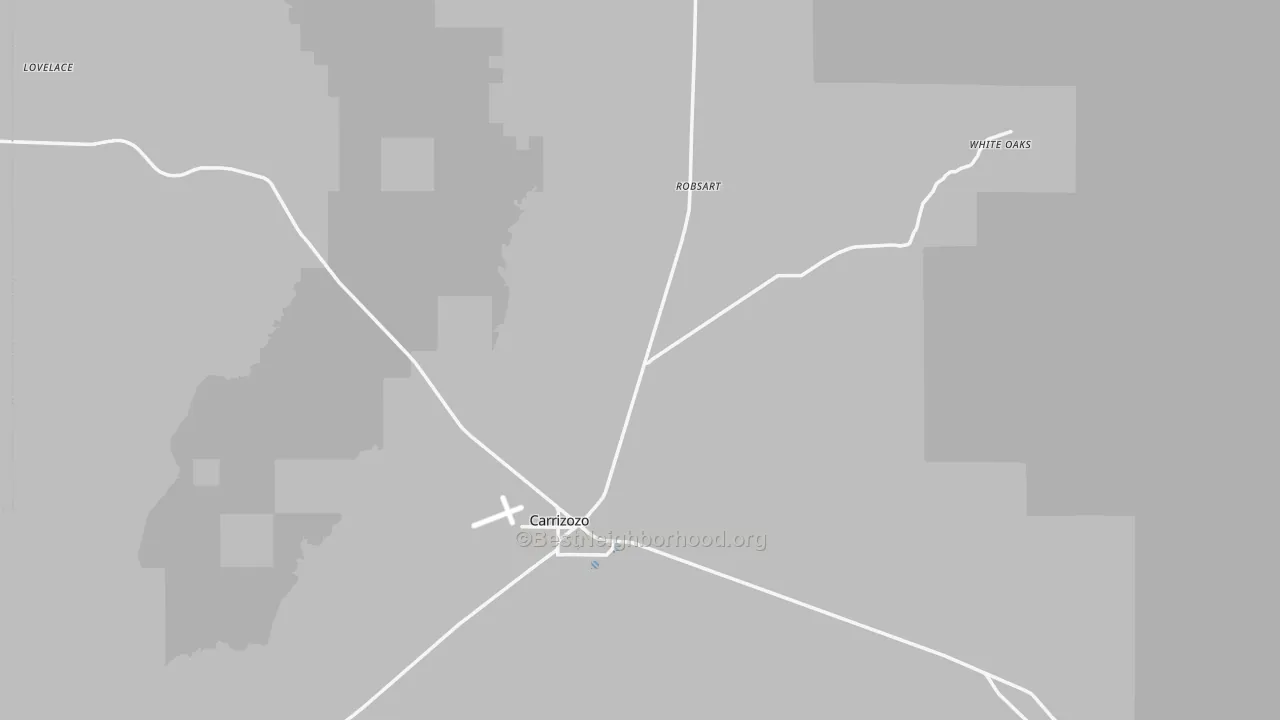 Transit Grade map of Carrizozo, NM