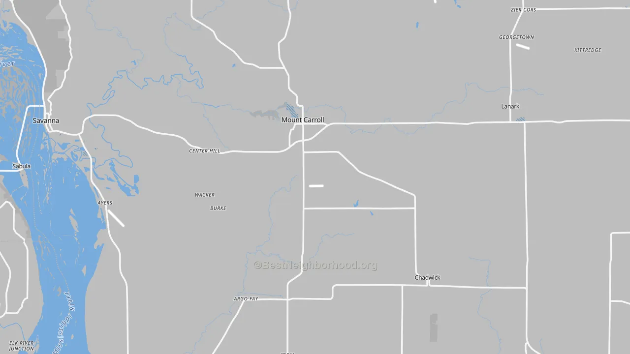 Transit Grade map of Carroll County, IL