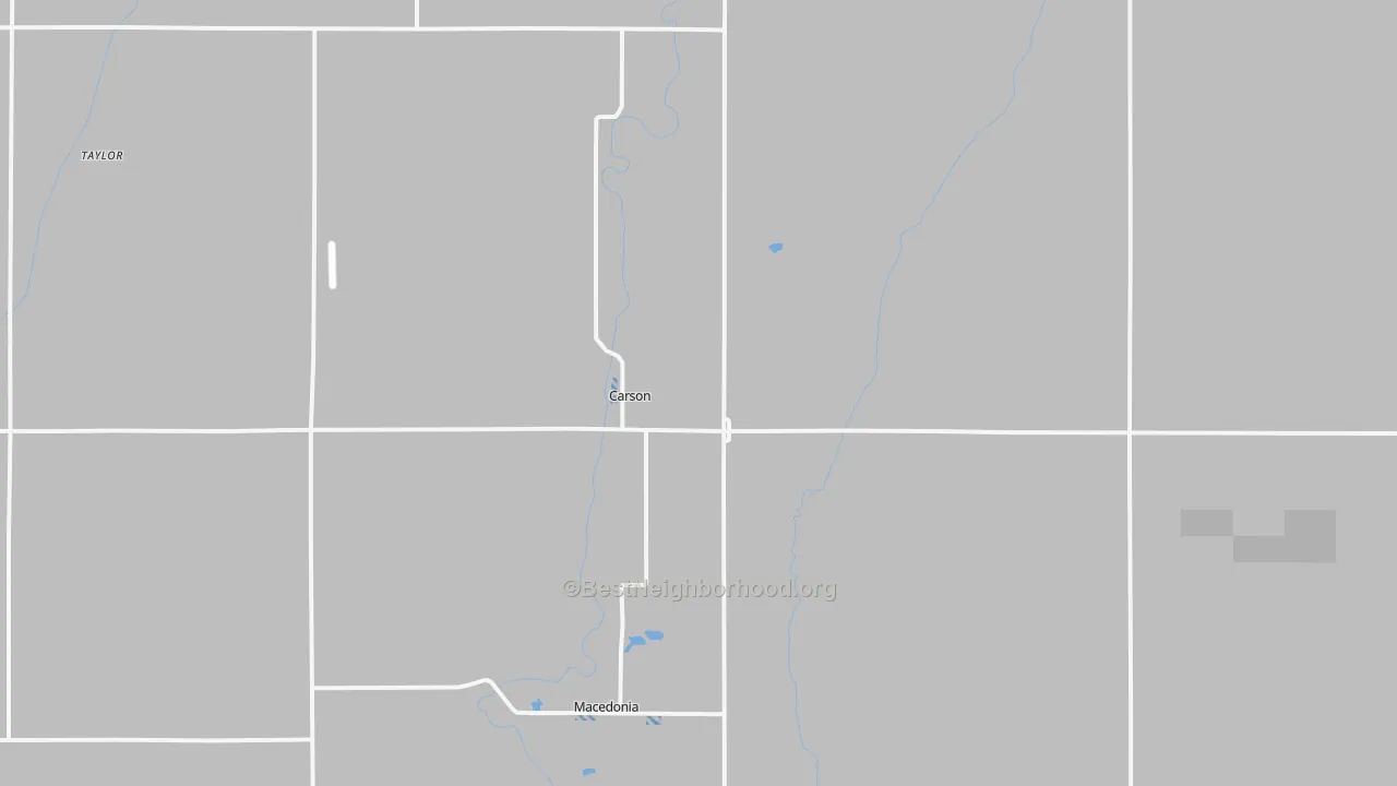 Transit Grade map of Carson, IA