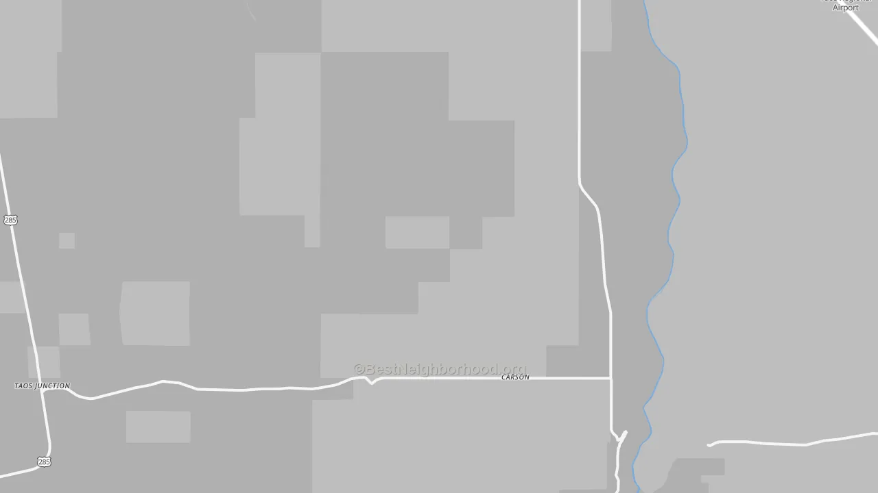Transit Grade map of Carson, NM