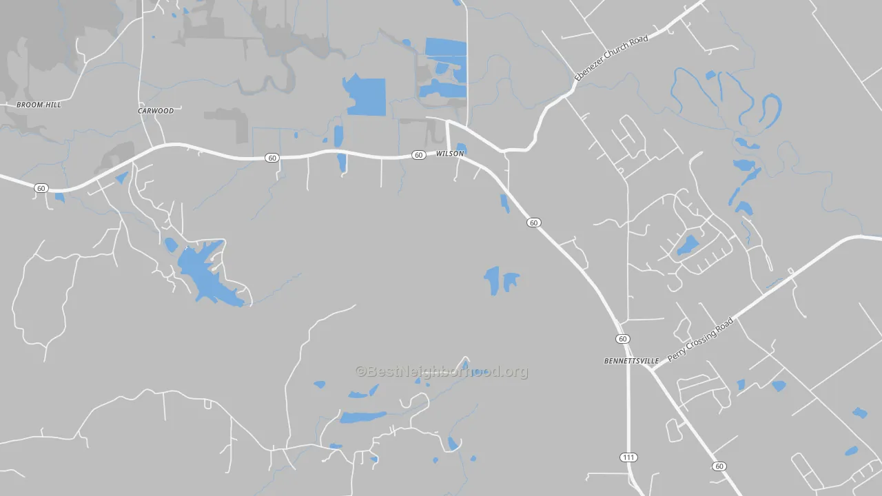 Transit Grade map of Carwood, IN