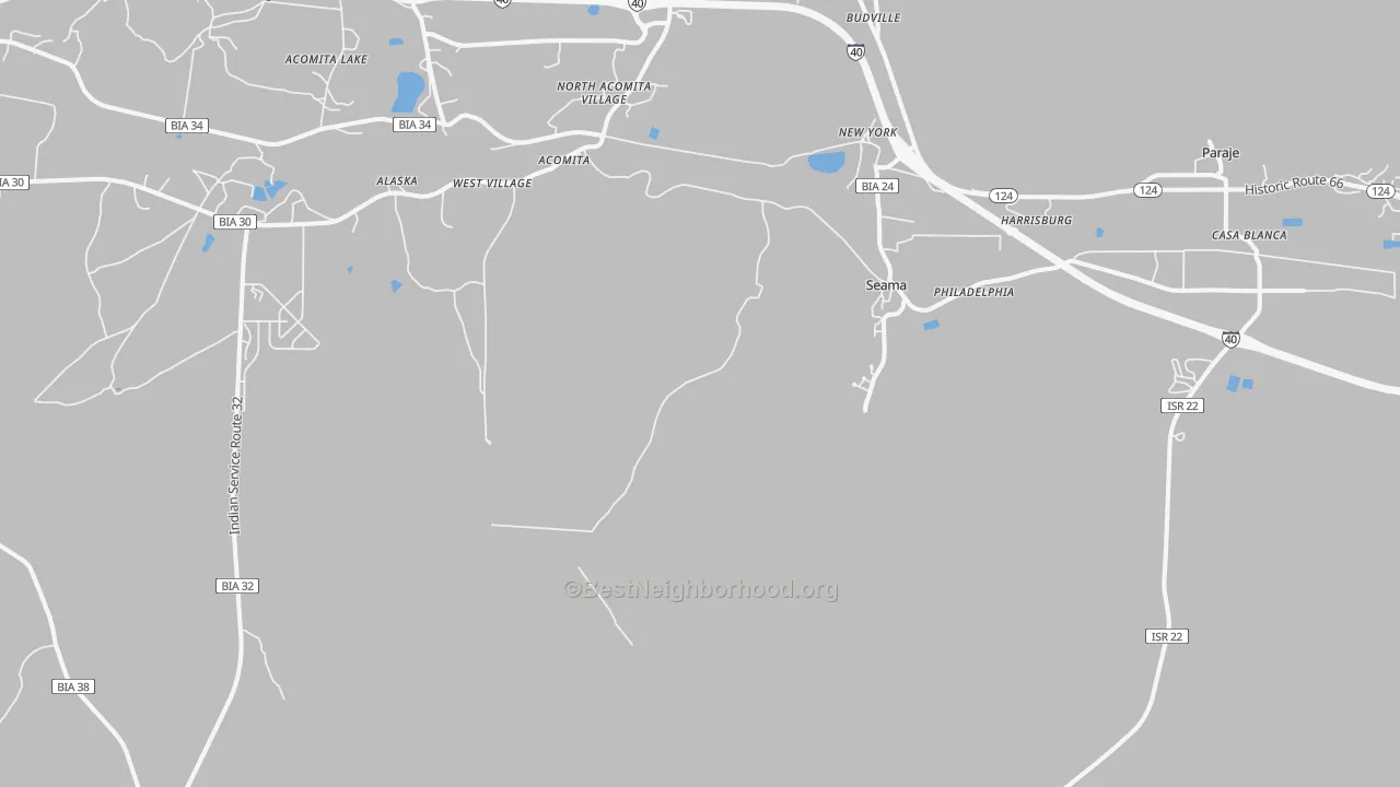 Transit Grade map of Casa Blanca, NM