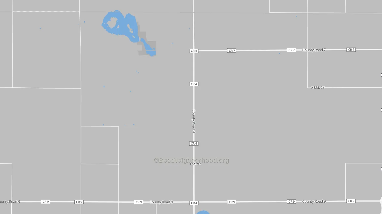 Transit Grade map of Cashel, ND