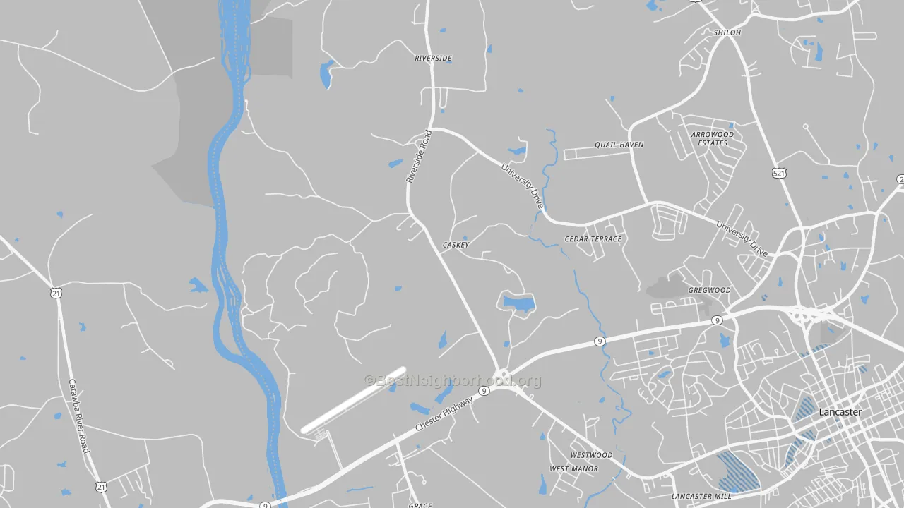 Transit Grade map of Caskey, SC