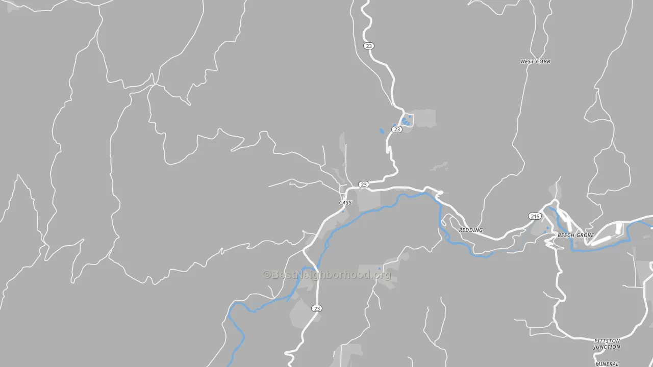 Transit Grade map of Cass, AR