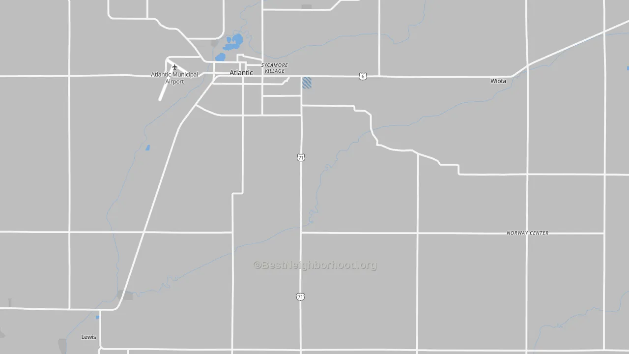 Transit Grade map of Cass County, IA