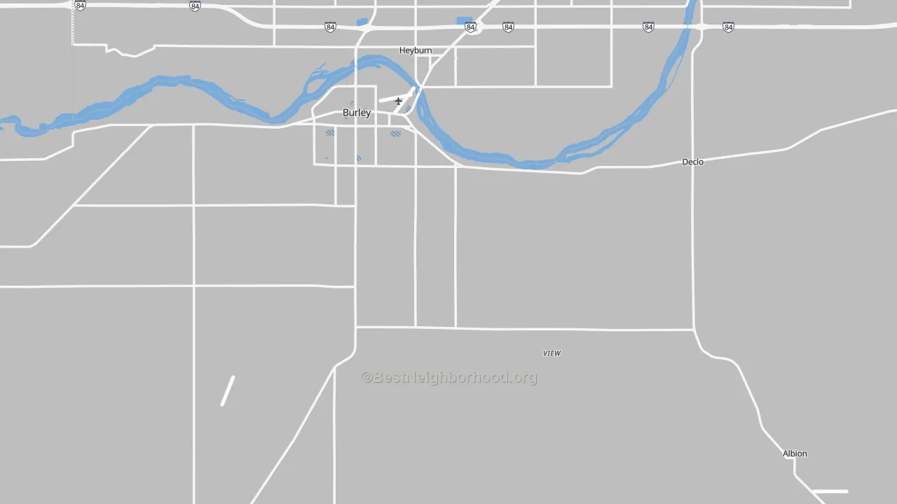 Transit Grade map of Cassia County, ID
