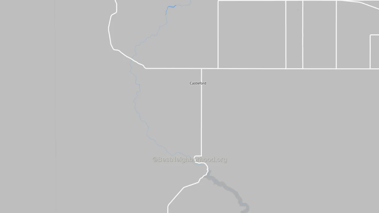 Transit Grade map of Castleford, ID