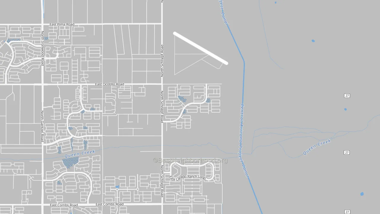 Transit Grade map of Castlegate, San Tan Valley, AZ