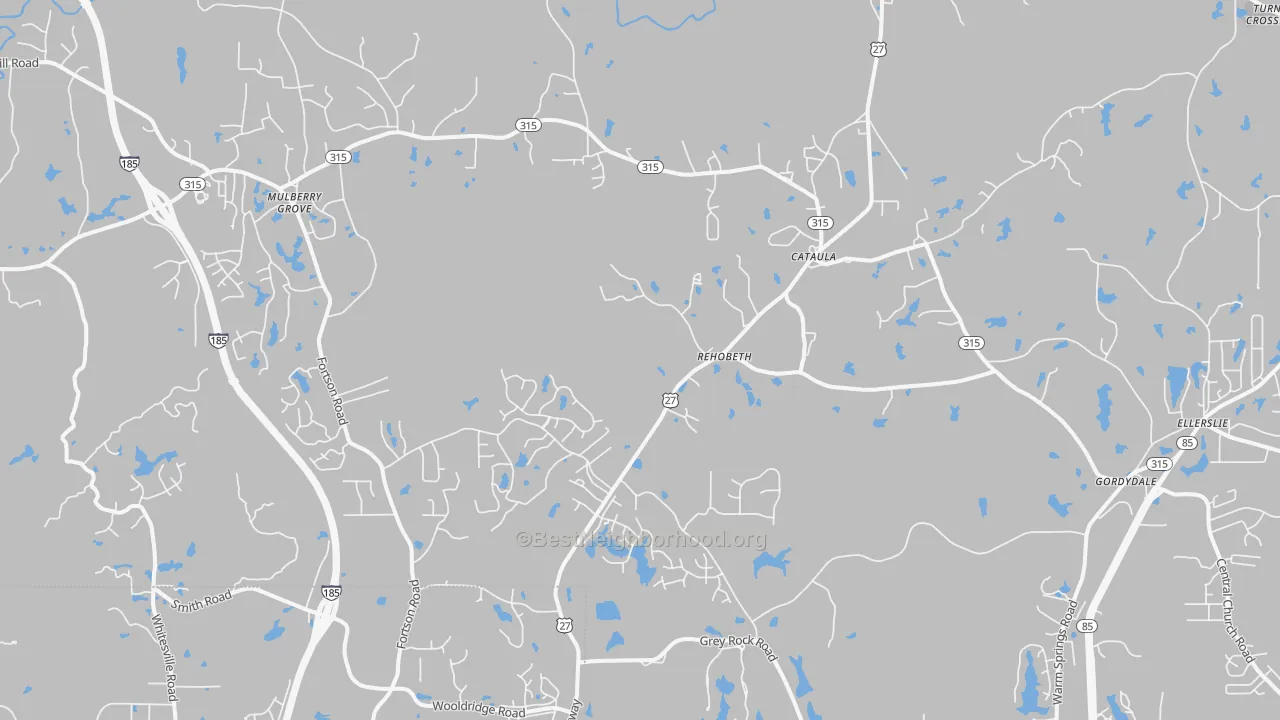 Transit Grade map of Cataula, GA