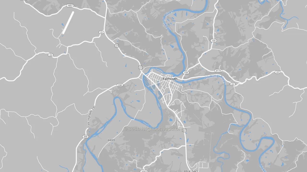 Transit Grade map of Catawba, KY