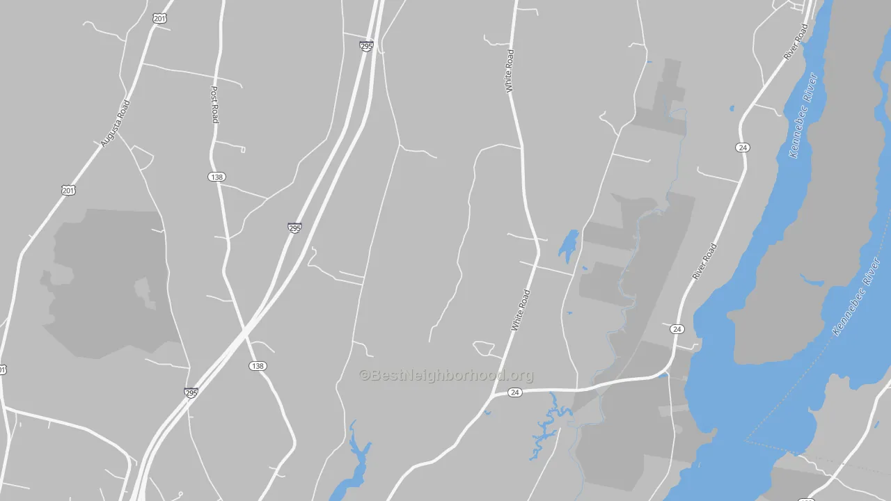Transit Grade map of Cathance, ME