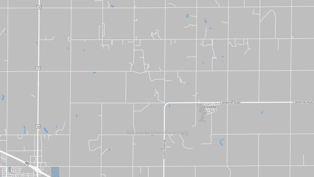 Transit Grade map of Catharine, KS