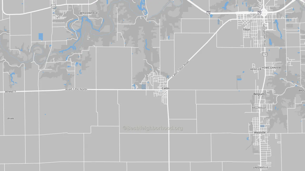 Transit Grade map of Catlin, IL