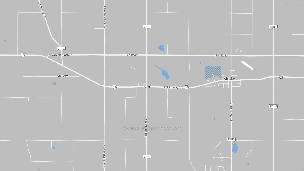 Transit Grade map of Cato, WI