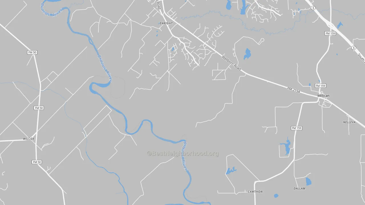 Transit Grade map of Cawthon, TX