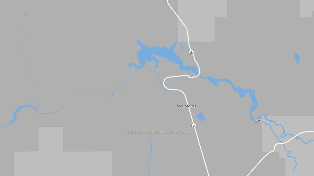 Transit Grade map of Cayton, CA
