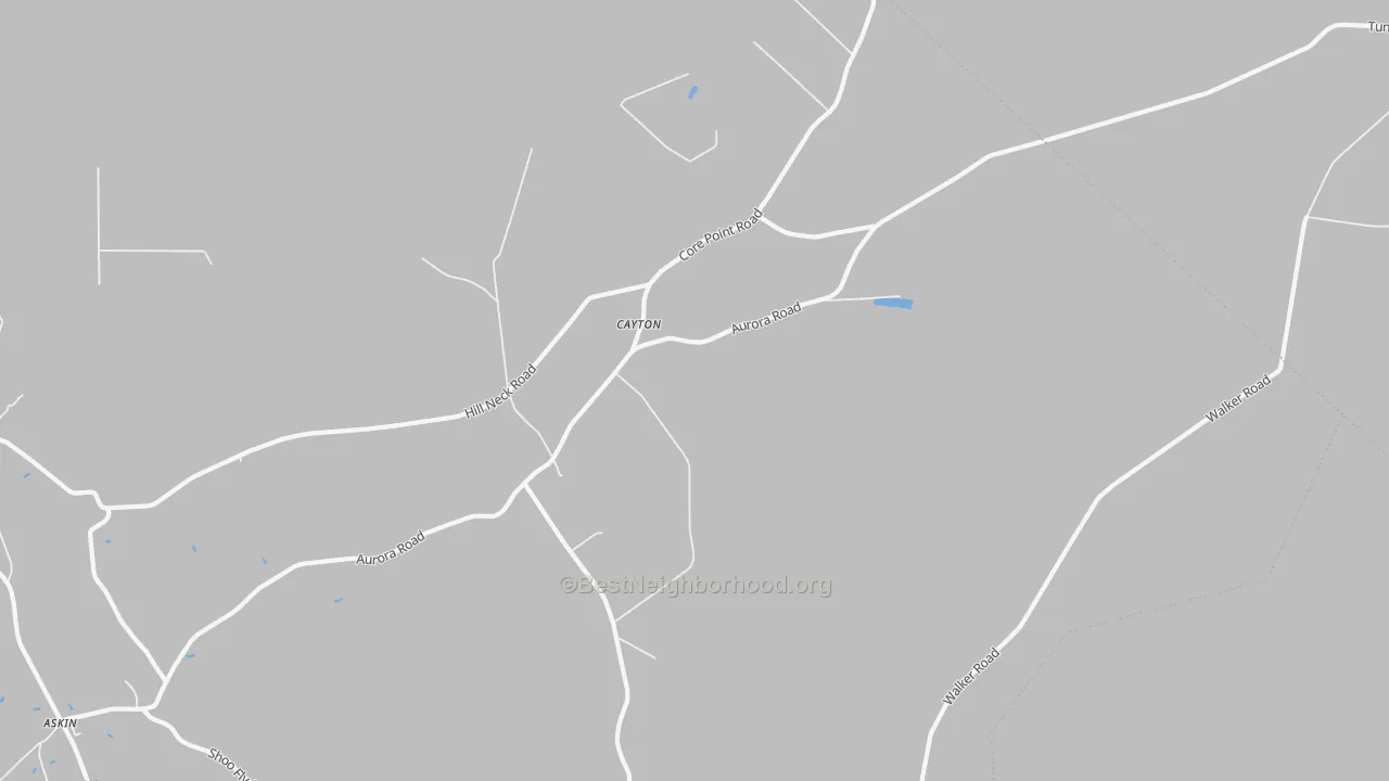 Transit Grade map of Cayton, NC
