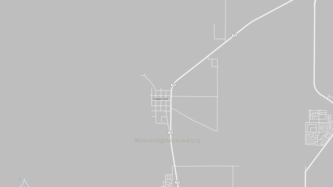 Transit Grade map of Cedar Fort, UT