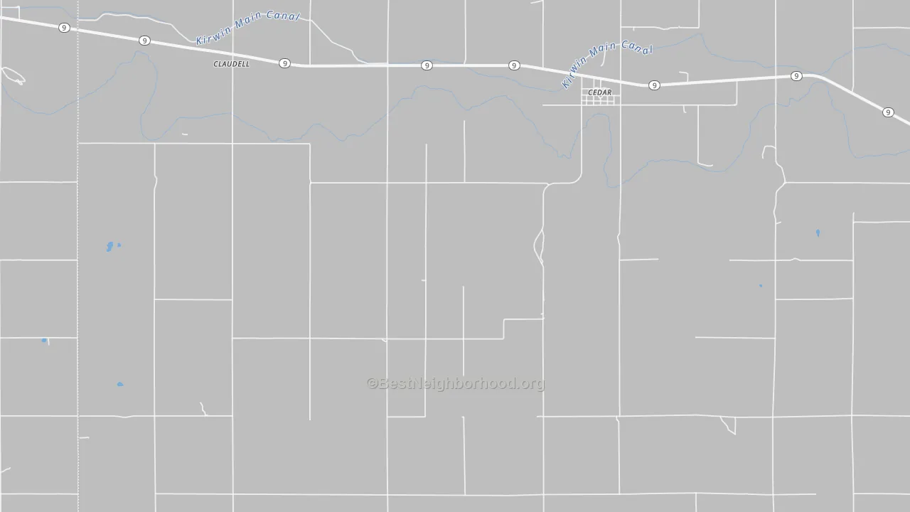 Transit Grade map of Cedar, KS