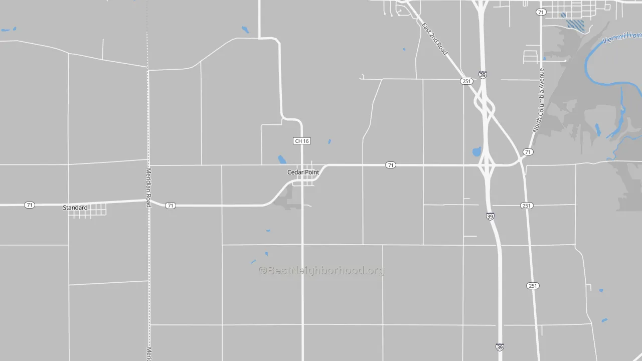 Transit Grade map of Cedar Point, IL