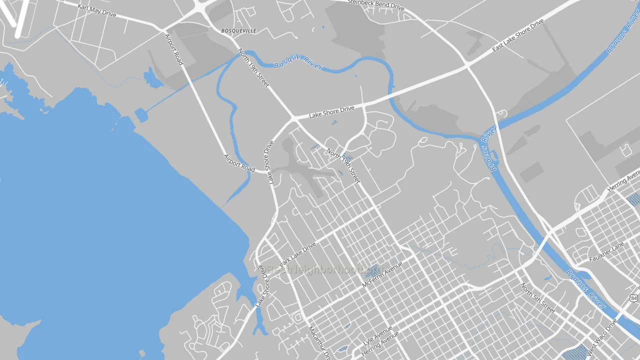 Transit Grade map of Cedar Ridge, Waco, TX