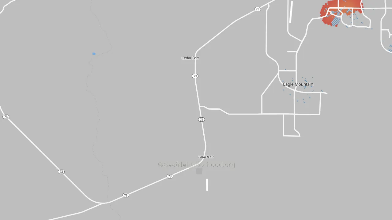 Transit Grade map of Cedar Valley, UT