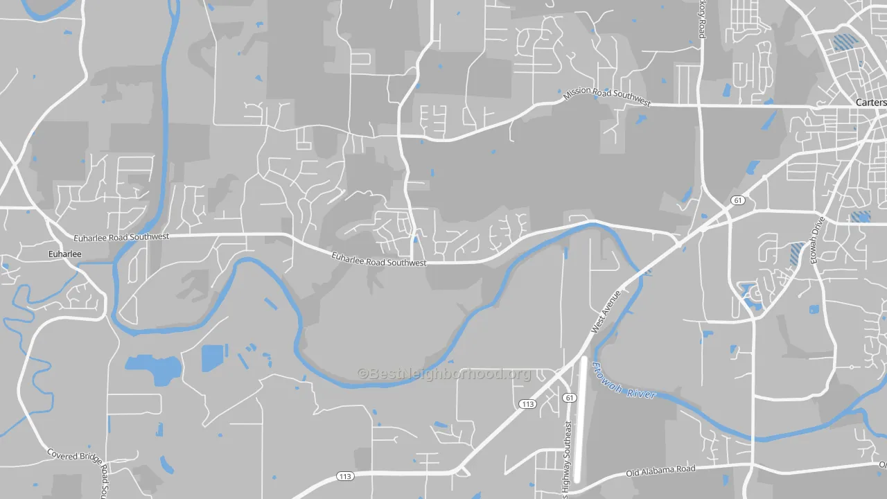 Transit Grade map of Center, GA