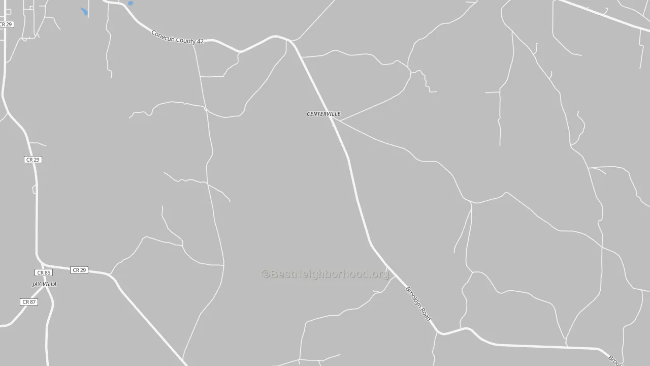 Transit Grade map of Centerville, AL