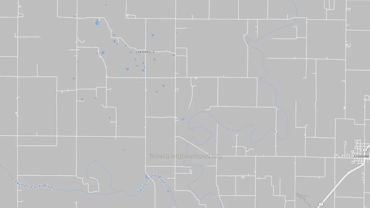 Transit Grade map of Centerville, IL