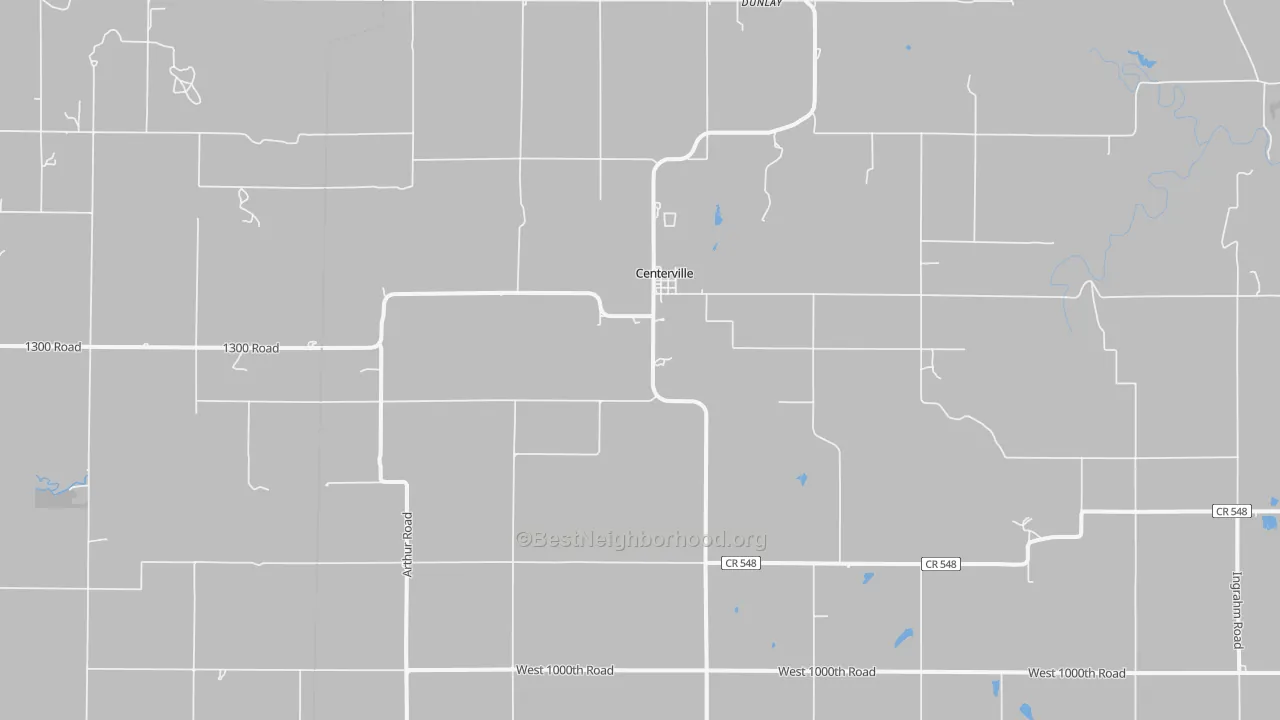 Transit Grade map of Centerville, KS
