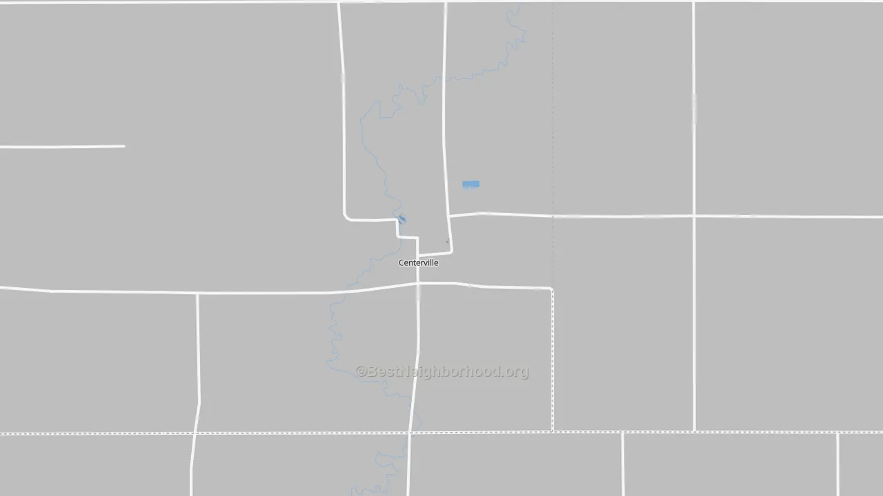 Transit Grade map of Centerville, SD