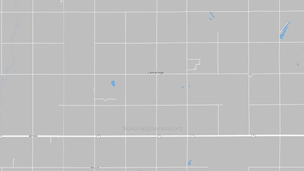 Transit Grade map of Central High, OK