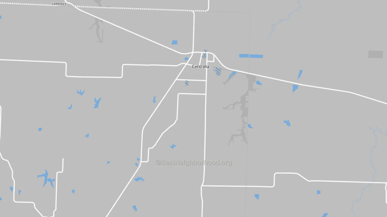Transit Grade map of Centralia, MO