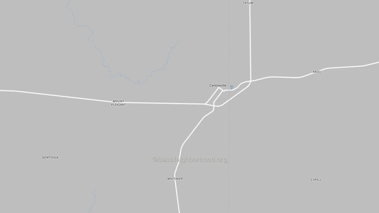 Transit Grade map of Centreville, MS