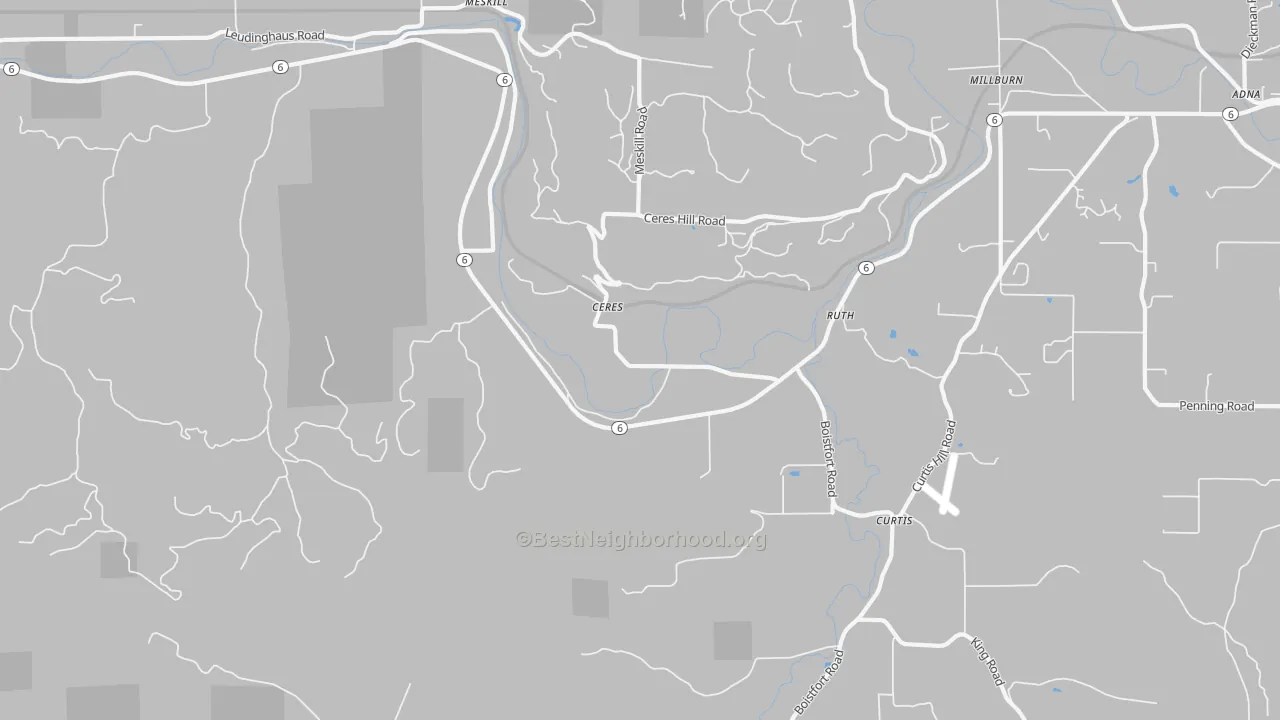 Transit Grade map of Ceres, WA