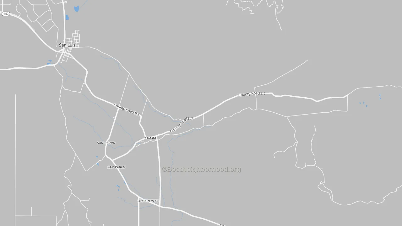 Transit Grade map of Chama, CO