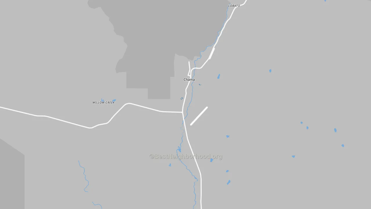 Transit Grade map of Chama, NM