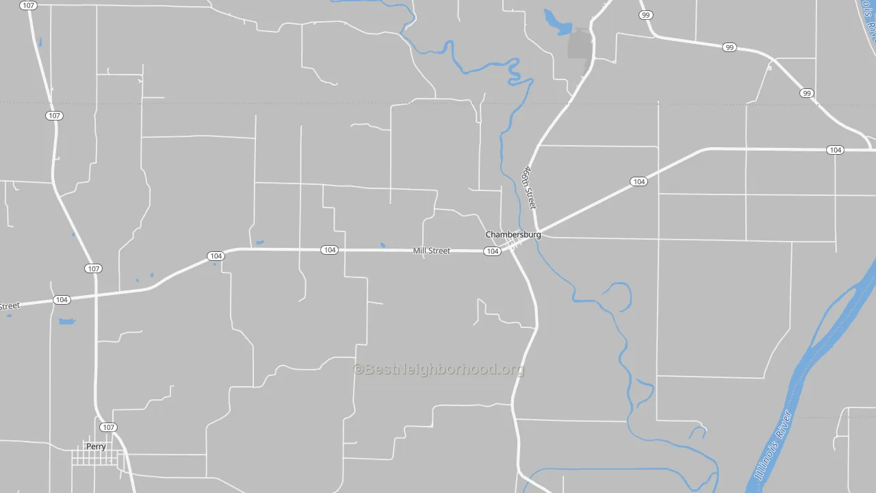 Transit Grade map of Chambersburg, IL
