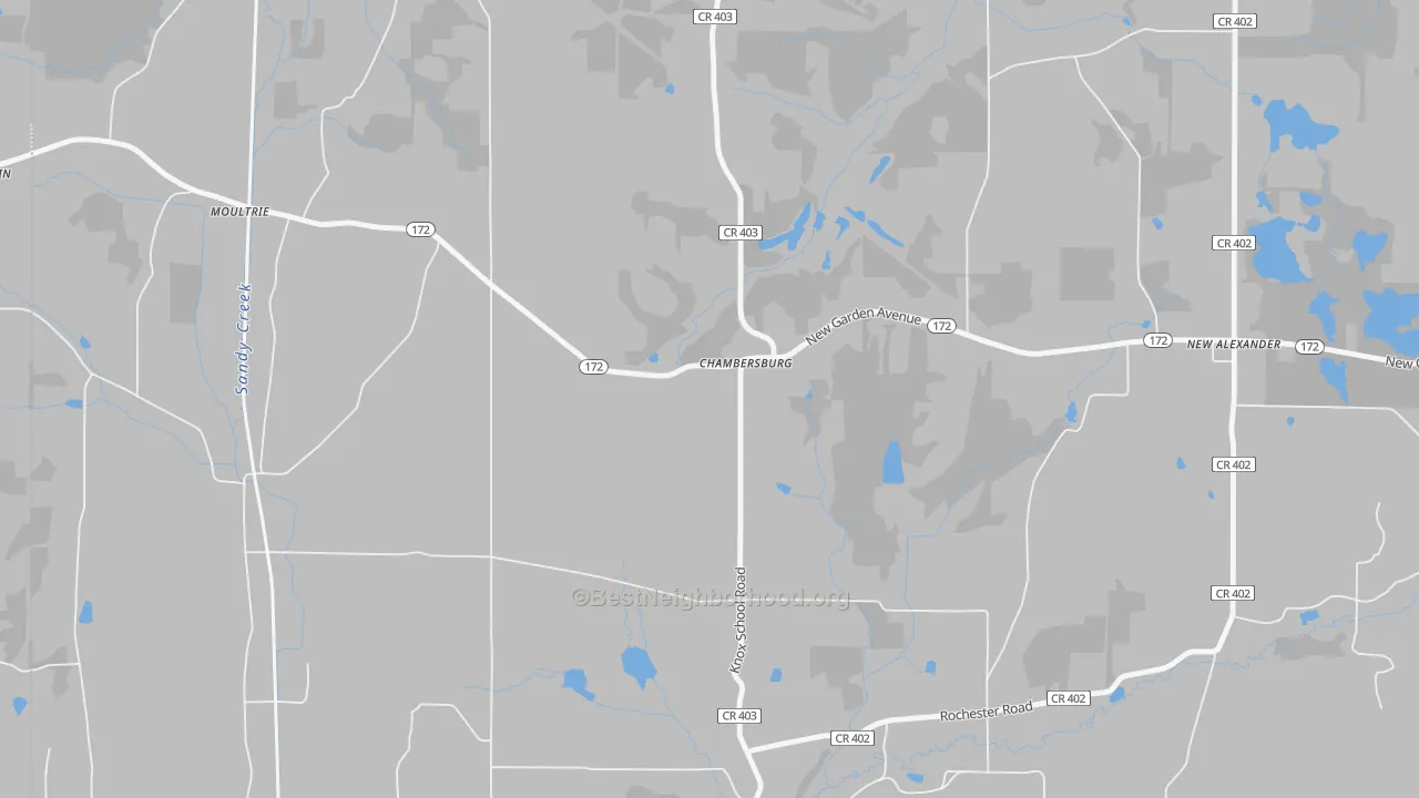Transit Grade map of Chambersburg, OH