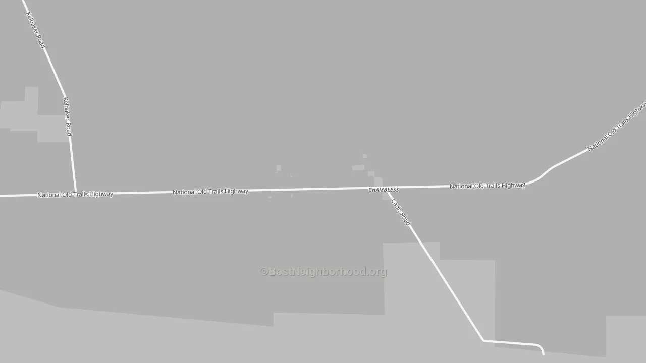 Transit Grade map of Chambless, CA