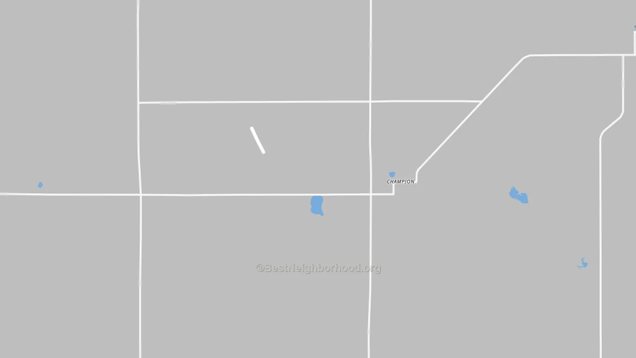 Transit Grade map of Champion, NE