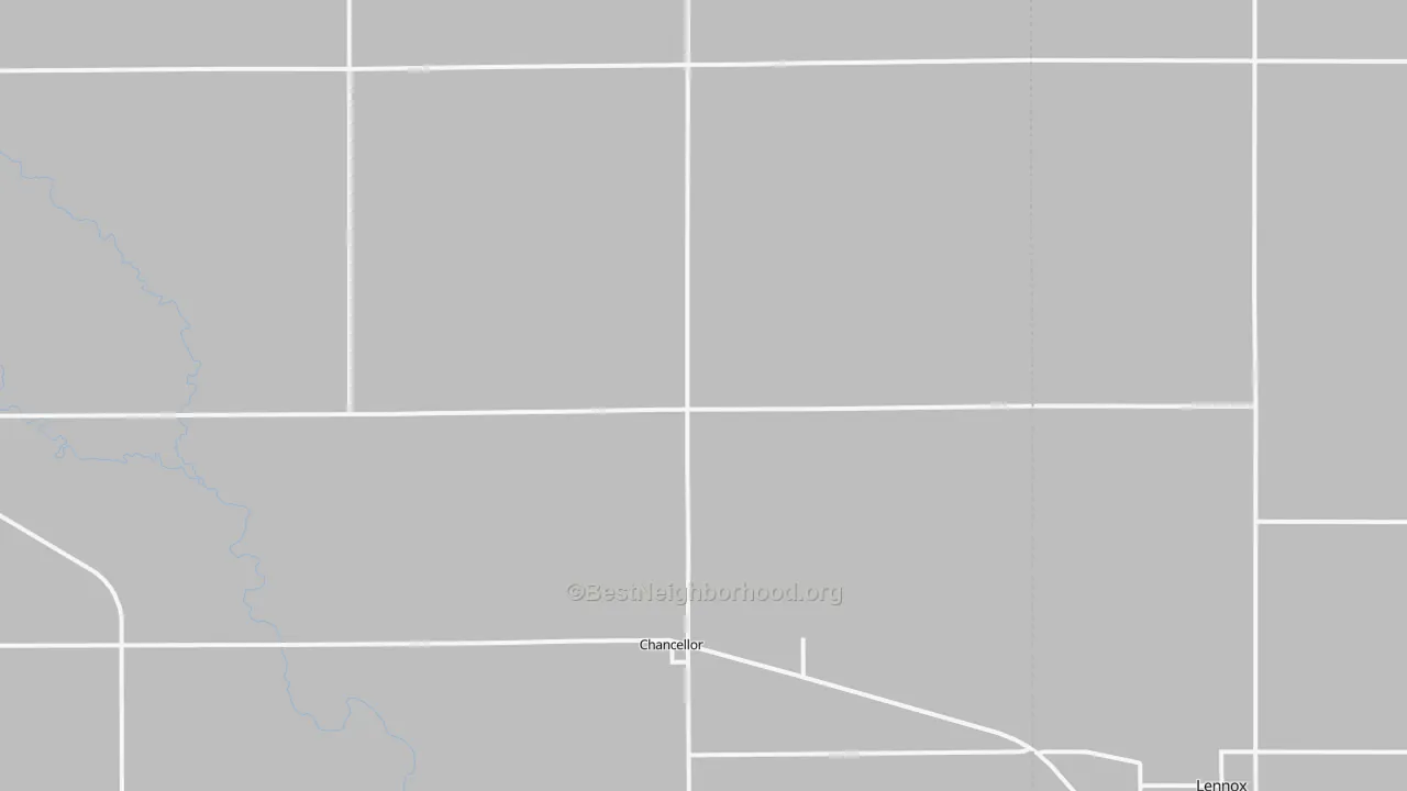 Transit Grade map of Chancellor, SD