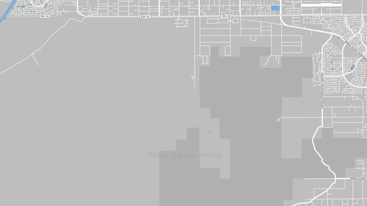 Transit Grade map of Chandler Heights, AZ